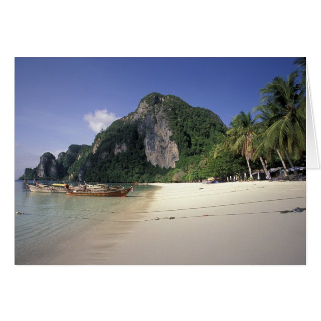 Tailandia, Mar de Andaman, Isla Ko Phi Phi, Playa (Anverso (Horizontal))