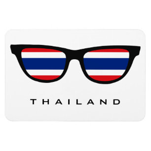 Tailandia sombras personalizado texto e imán de co