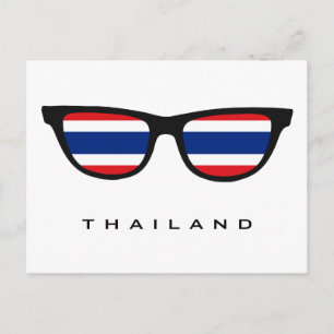 Tailandia sombras personalizado texto y postal col