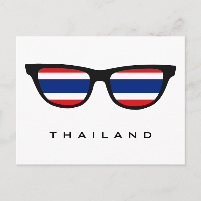 Tailandia sombras personalizado texto y postal col (Anverso)
