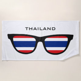 TAILANDIA sombrea la toalla de playa de encargo