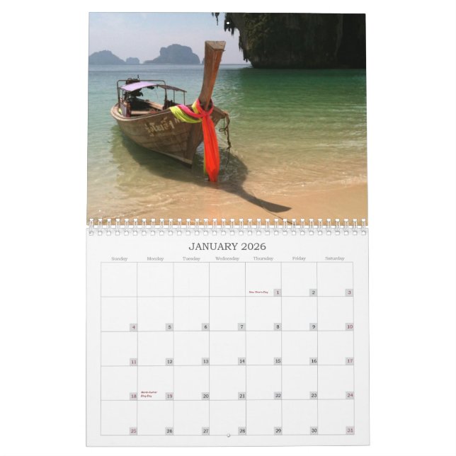 Tailandia vara el calendario 2012 (Jan 2026)