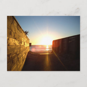 Tairua Beach Walkway Sunrise New Zealand Postales