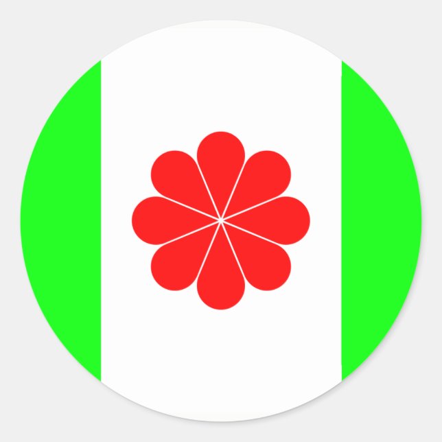 Taiwán Bandera Pegatina 3 (Anverso)