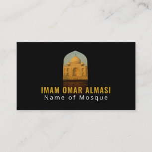 Taj Mahal, islámico, tarjeta de visita religiosa