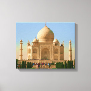 taj mahal lienzo brillante
