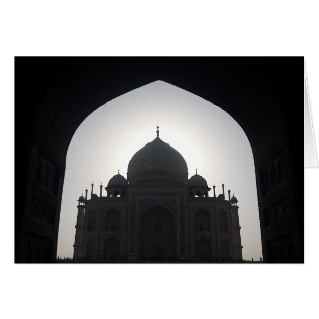 taj mahal silhouette (Anverso (Horizontal))