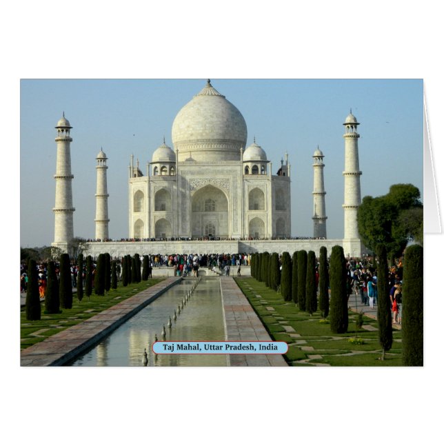 Taj Mahal, Uttar Pradesh, India (Anverso (Horizontal))