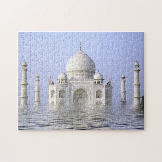 Taj-Mahal y el rompecabezas del agua (Horizontal)