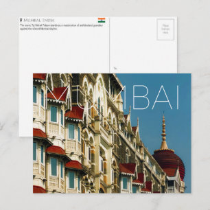 Taj Palace Hotel, Mumbai, India Tarjeta Postal de 