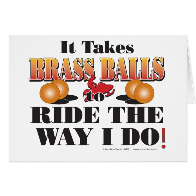 TAKES-BRASS-BALLS (Anverso (Horizontal))