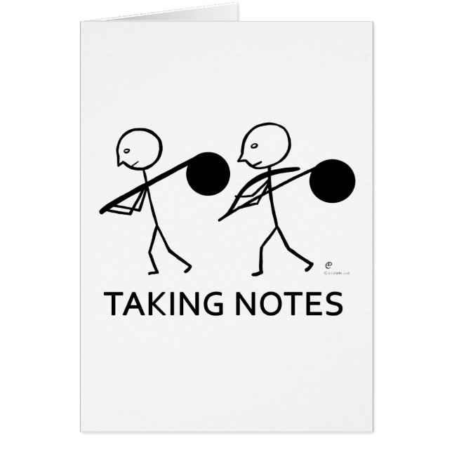 Taking Notes (Frente)
