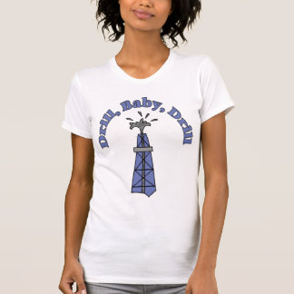 Taladro, bebé, camiseta de las señoras del taladro