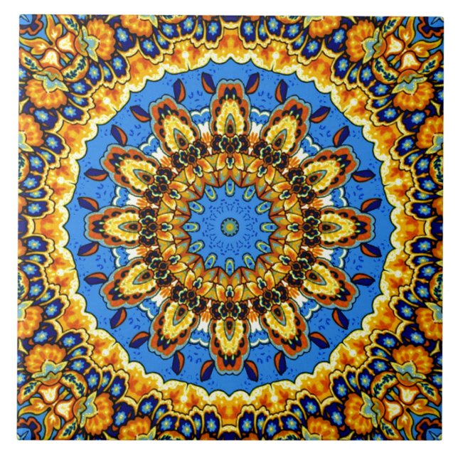 Talavera decorativa resuelve las tejas del francés (Frente)