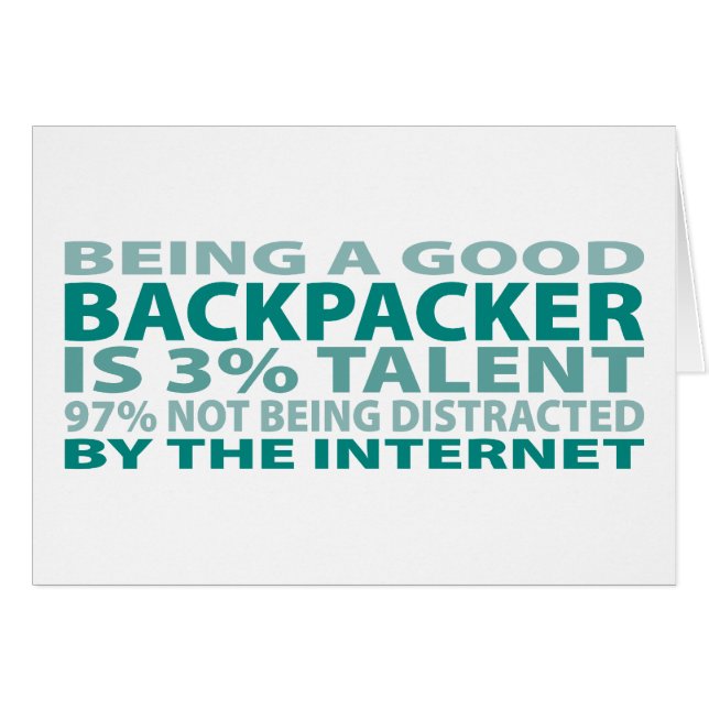 Talento del Backpacker el 3% (Anverso (Horizontal))