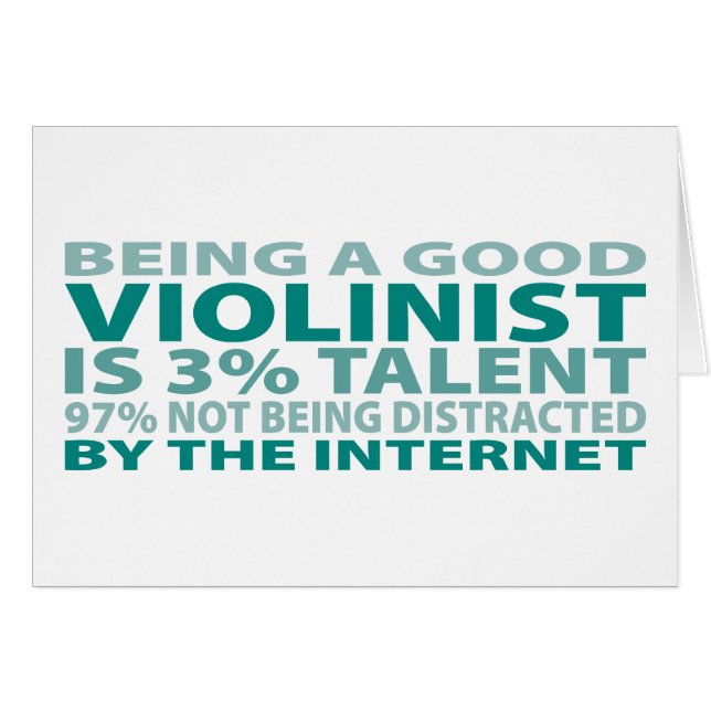 Talento del violinista el 3% (Anverso (Horizontal))