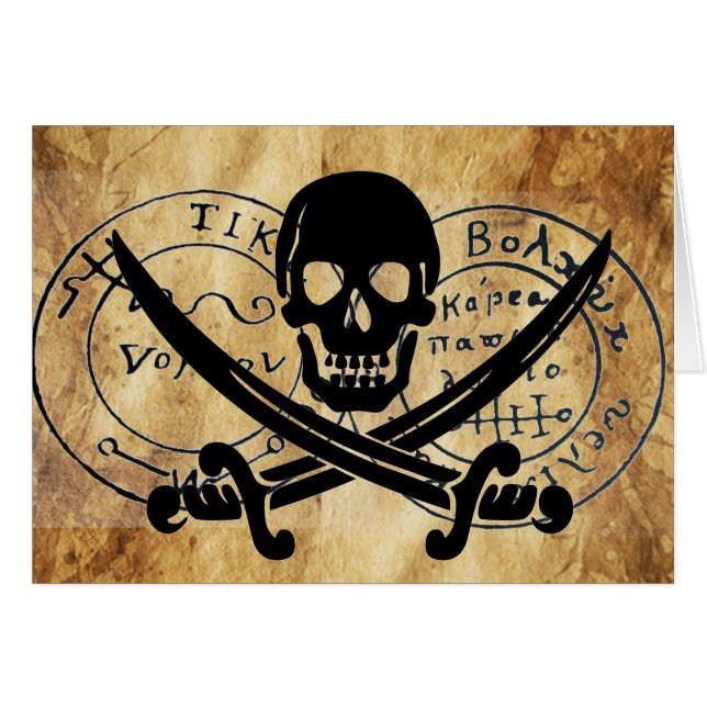 TALISMÁN ANTIGUO / MAPA DEL TESORO DE PIRATAS (Anverso (Horizontal))