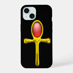 TALISMÁN ROJO / ANKH EGIPCIO DE ORO