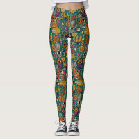 TALISMANS leggings verde viridian