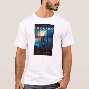 Talla l de la camiseta de la cubierta de libro