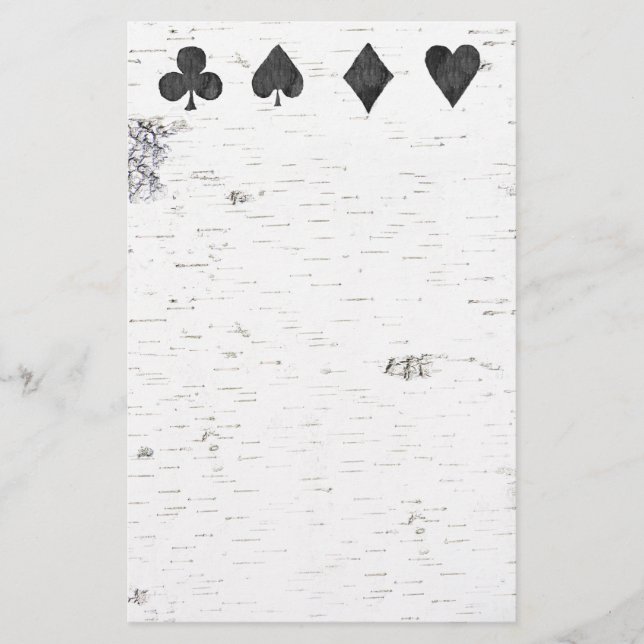 Tallados de Palos de Cartas de Juego (Anverso)