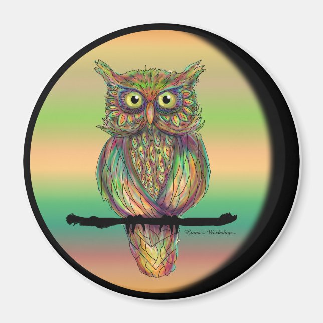 Taller de Liana: 1 imán OWL (Frente)