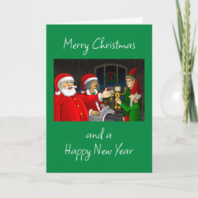 Taller de Navidad de Santa Claus (Anverso)