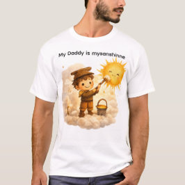 Taller de Sol de Papá Camiseta de Día del Padre en