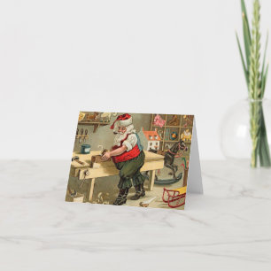 Taller del navidad de Papá Noel del vintage