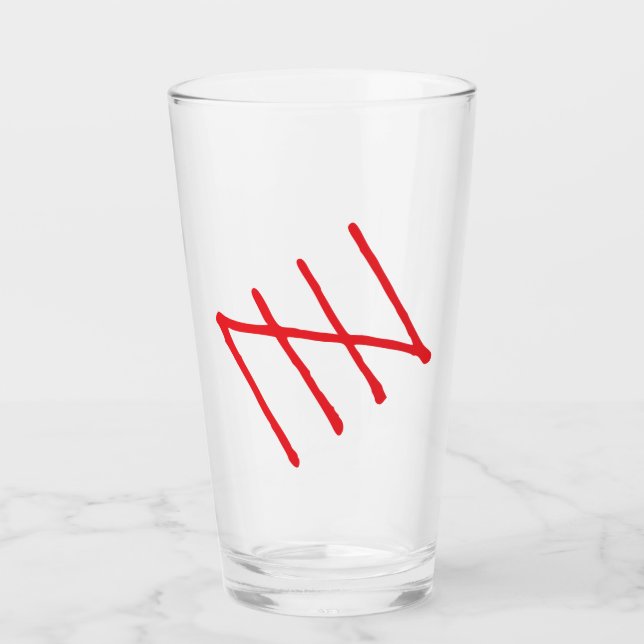 Tally Marks Vector Clipart Tumbler (Anverso)