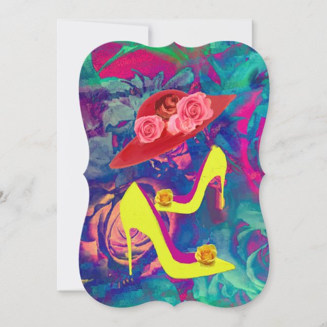 Talones y Gorras de soporte de invitación las 5 ho (Anverso)