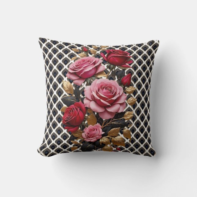 Tamaño: Cojín decorativo 16" x 16" Acentará su hog (Anverso)