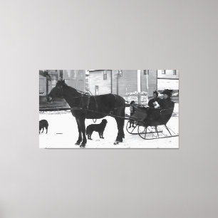 Tamaño de impresión de lienzo Johnson de la abuela