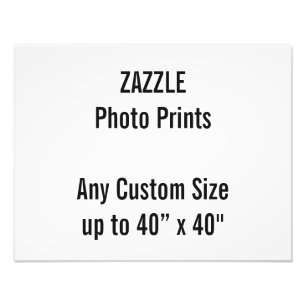 Tamaño de personalizado o impresión fotográfica
