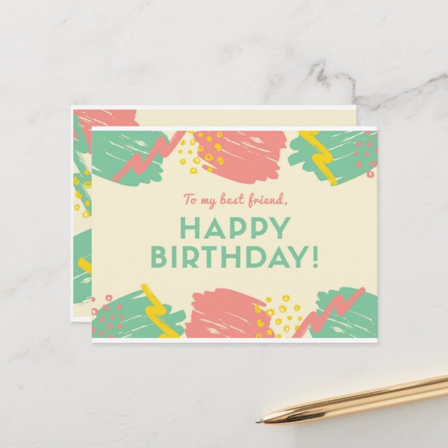 Tamaño de tarjeta postal: Estándar, 3.5 (Anverso/Reverso In Situ)