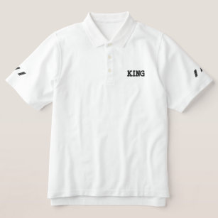 Tamaño L adulto con camisetas de polo KING masculi