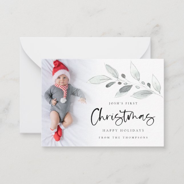 Tamaño mini | 1.ᵉʳ Navidades Tarjeta fotográfica p (Anverso)