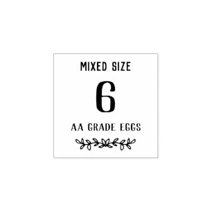 Tamaño mixto   Número de huevos   Sello de grado d