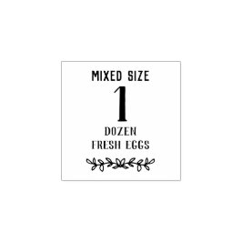 Tamaño mixto | Número de huevos | Sello de grado d