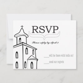 Tamaño RSVP de capilla para sobres RSVP