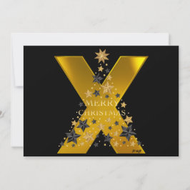 Tamaño: Tarjeta "X" de navidad de 5" x 7"