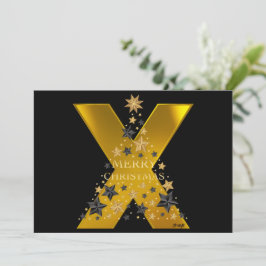 Tamaño: Tarjeta "X" de navidad de 5" x 7"