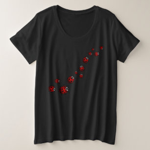 Tamaños extra grandes de Ladybug Shirts del