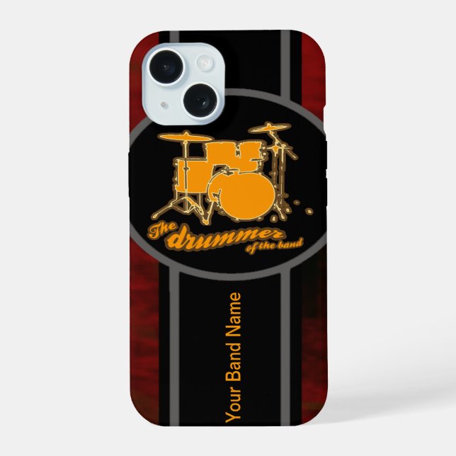 tambor amarillo personalizable (Reverso )