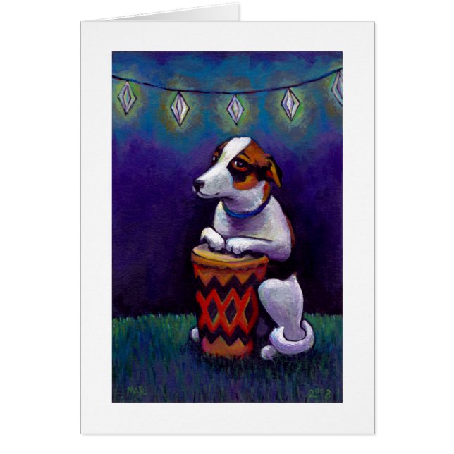 Tambor de bongo que juega arte que teclea original (Frente)