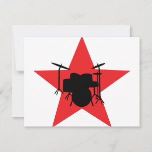 tambor de estrella roja