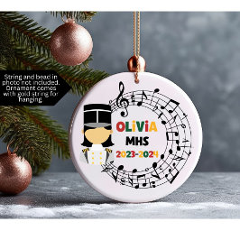 Tambor Mayor Banda de Marcha Ornamento de Navidad