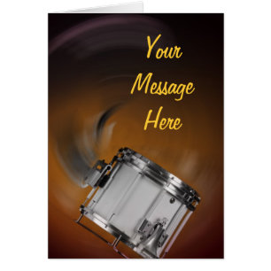 Tambor que marcha en el oro