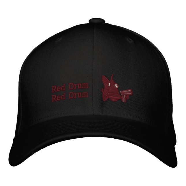 Tambor rojo - Gorra bordado (Anverso)