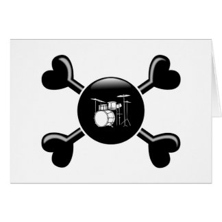 Tambores de la bandera pirata